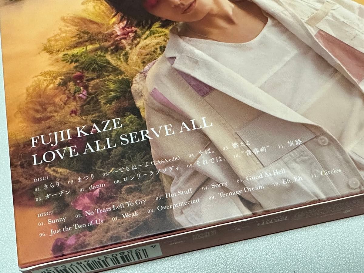藤井風 LOVE ALL SERVE ALL 初回盤 カバー CD 付き 2枚組 FUJII 藤井風 LOVE ALL SERVE ALL 初回盤 カバー CD 付き 2枚組 FUJII