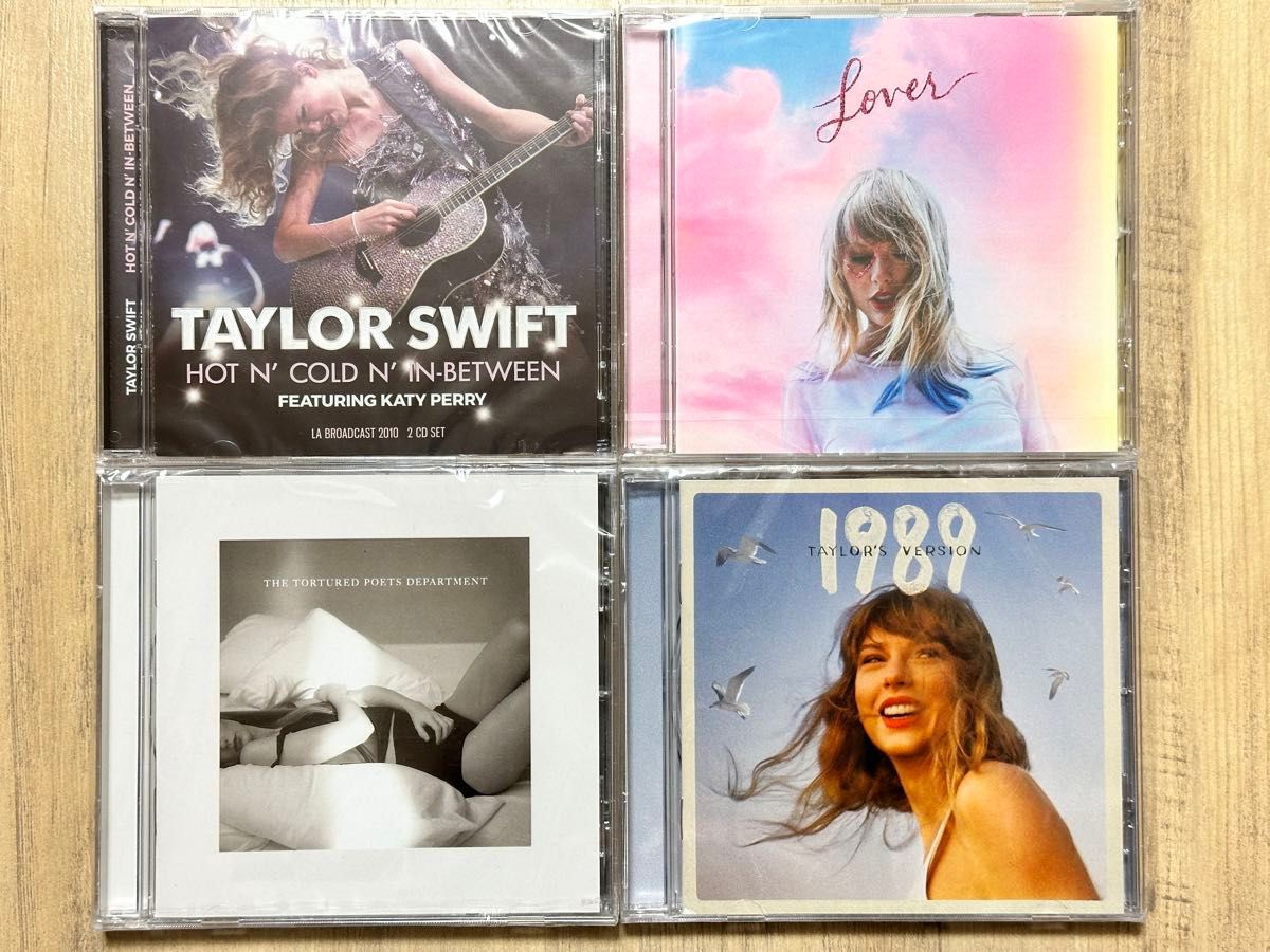 Taylor Swift テイラー スウィフト TTPD 1989 Lover Live CD 4枚セット Katy Perry