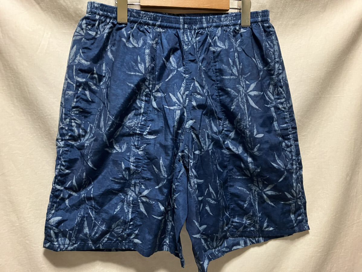 美品 patagonia 旧 バギーズロング S 廃番希少品 バギーズショーツ ショートパンツ ハーフパンツ 水着 水陸 surf 竹 バンブー 柄 和柄