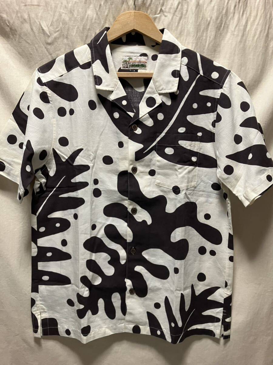 新品 patagonia pataloha シャツ S パタロハシャツ ハワイアンシャツ アロハシャツ 廃番希少品 surf リーフ 半袖シャツ SP17_画像1