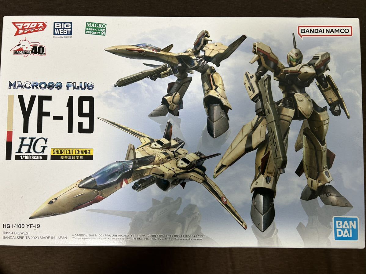 YF-19 （1/100スケール HG 超時空要塞マクロス マクロスプラス 2639639）の画像1