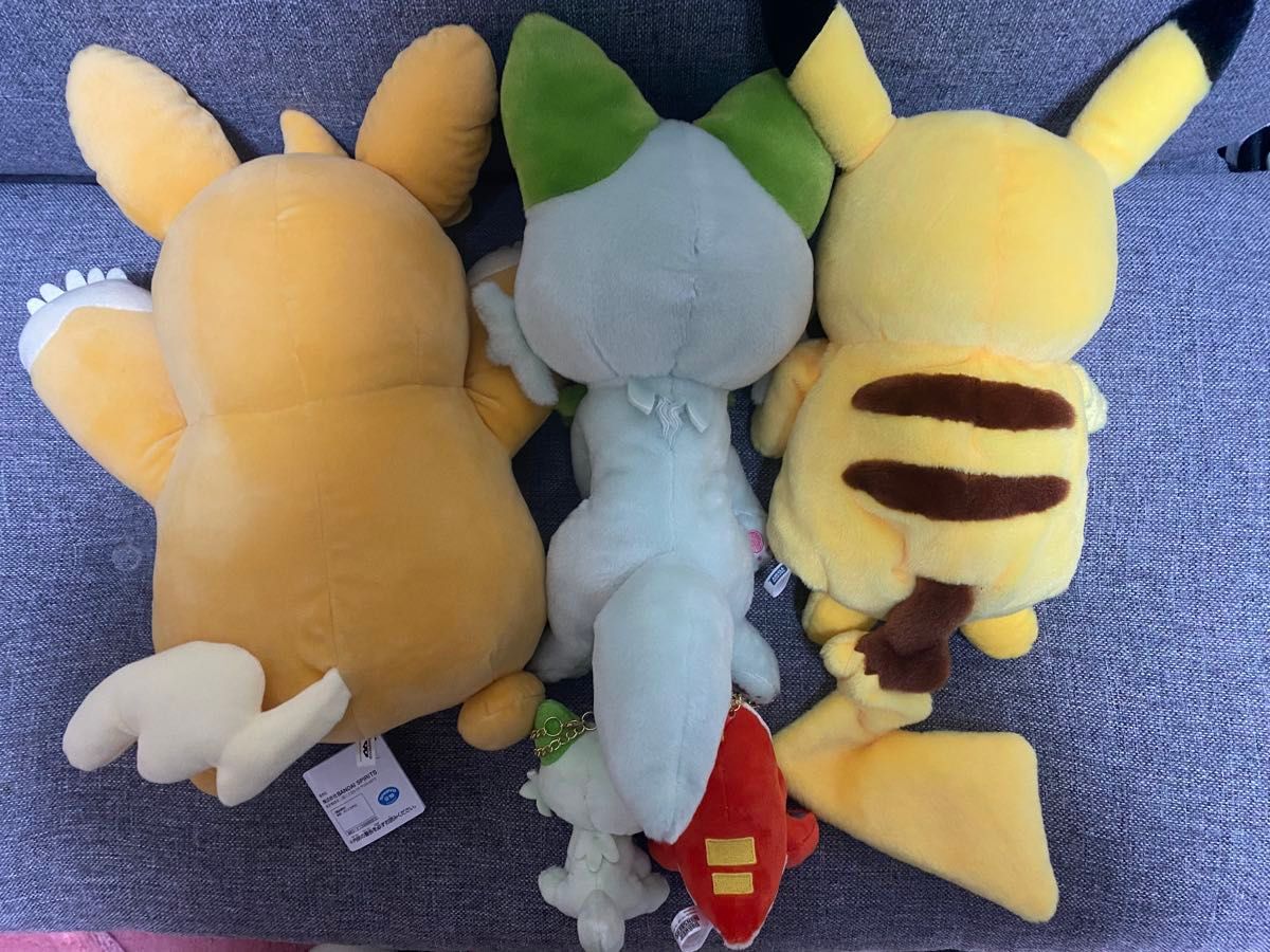 ポケモン だっこして ニャオハ ピカチュウ ぬいぐるみ パモット ホゲータ キーホルダー ポケットモンスター