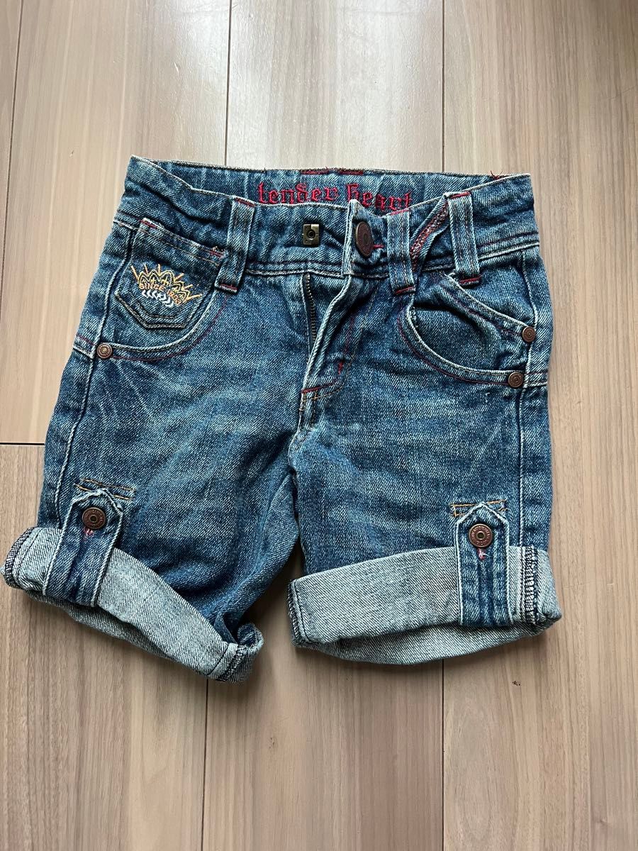 ジーンズ デニム デニムパンツ キッズ ハーフパンツ JEANS パンツ デニムハーフパンツ 