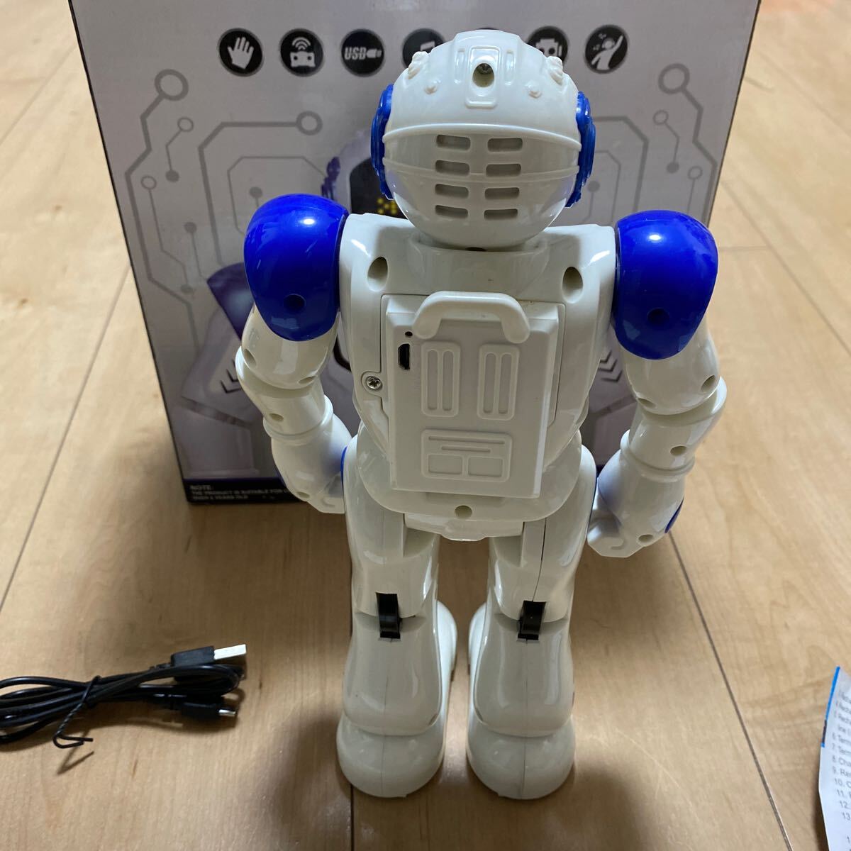 電動ロボット おもちゃ 人形ロボット 電子玩具 中古品の画像5