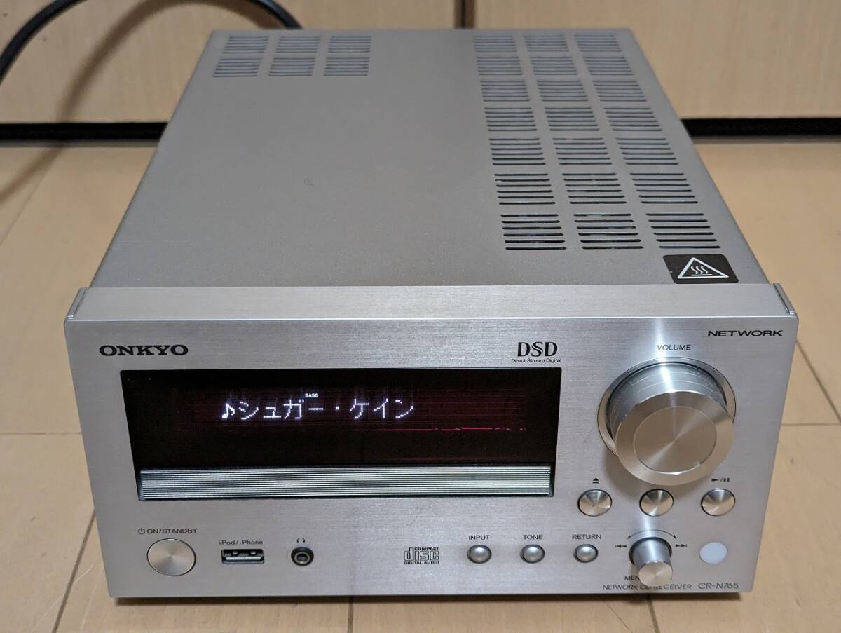  free shipping ONKYO CR-N765 pick up / belt exchange maintenance goods condition excellent condition remote control attaching . prompt decision 