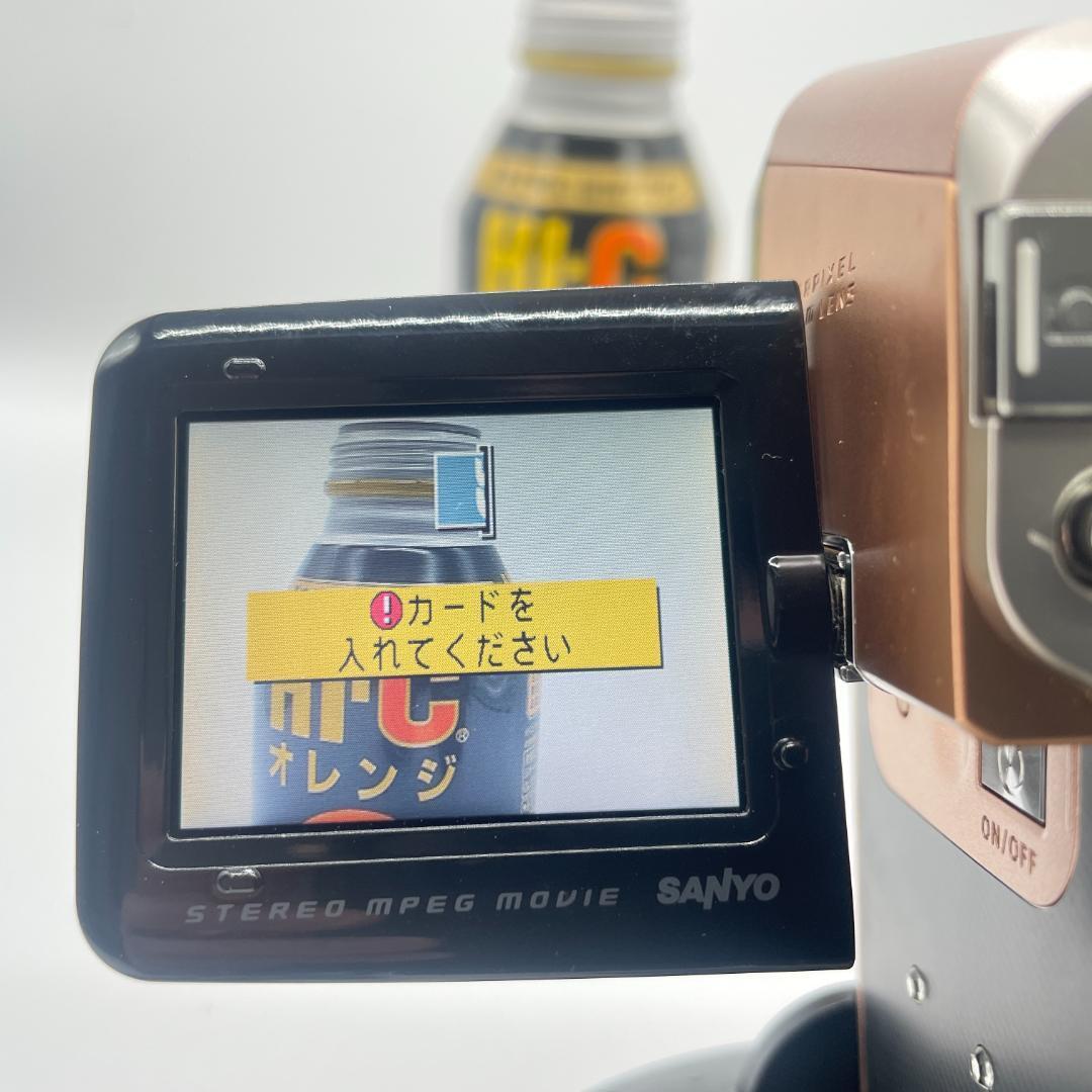 【動作確認済み】SANYO Xacti DMX-C5(T)  デジタルビデオカメラ ハンディビデオカメラ カメラ SANYO サンヨーの画像3