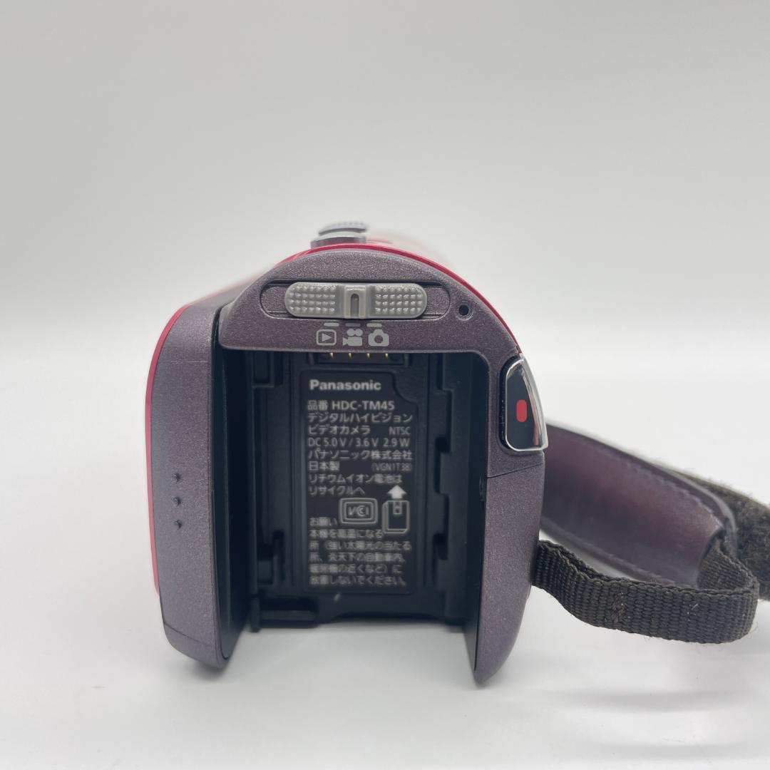 【動作確認済み】Panasonic ビデオカメラ HDC-TM45 PINK　 デジタルビデオカメラ　ハンディビデオカメラ　カメラ　Panasonic　パナソニック_画像3