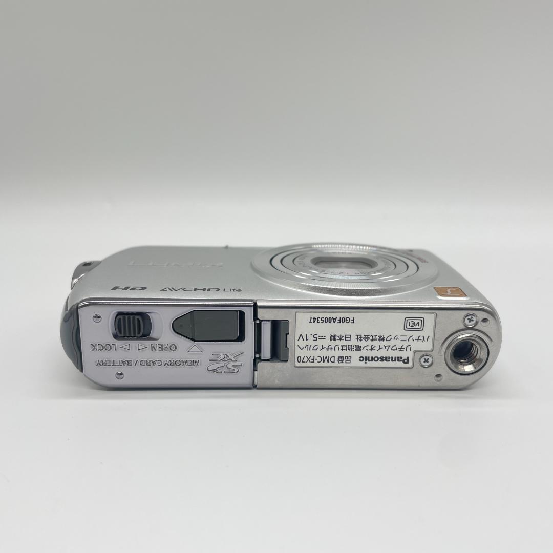 【動作確認済み】Panasonic LUMIX DMC-FX70 SILVER　コンデジ　デジカメ　デジタルカメラ　シャッター&フラッシュ動作OK_画像9