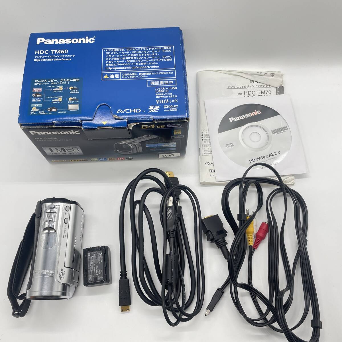 【動作確認済み】Panasonic HDC-TM60   デジタルビデオカメラ ハンディビデオカメラ カメラ Panasonic パナソニックの画像2