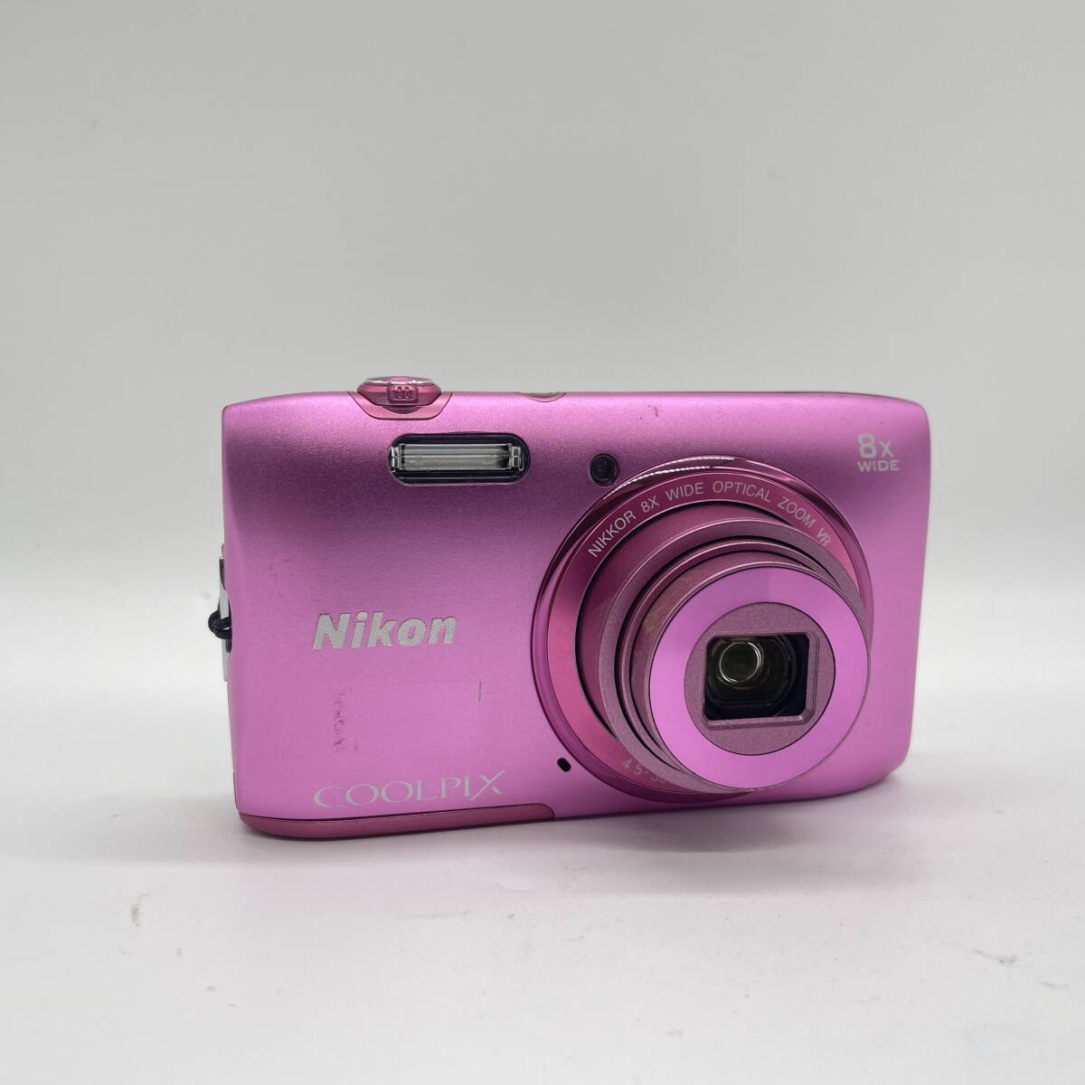 【動作確認済】Nikon coolpix S3600 PINK　コンデジ　デジカメ　デジタルカメラ　シャッター&フラッシュ動作OK_画像2