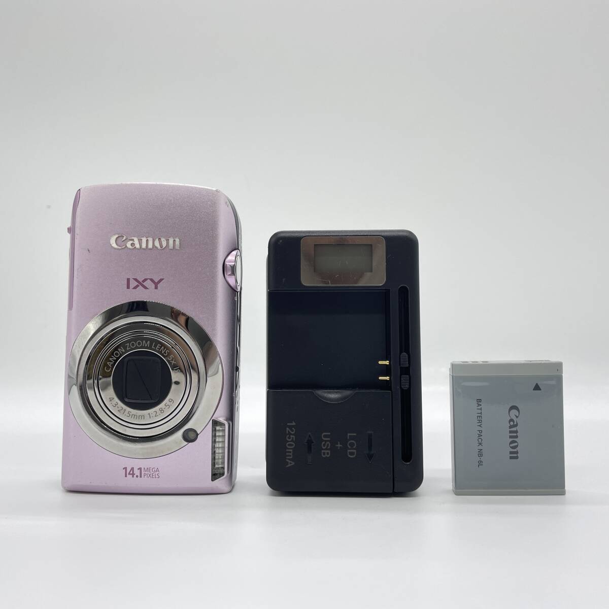 【動作確認済】Canon IXY 10S　PINK　コンデジ　デジカメ　デジタルカメラ　シャッター&フラッシュ動作OK_画像1
