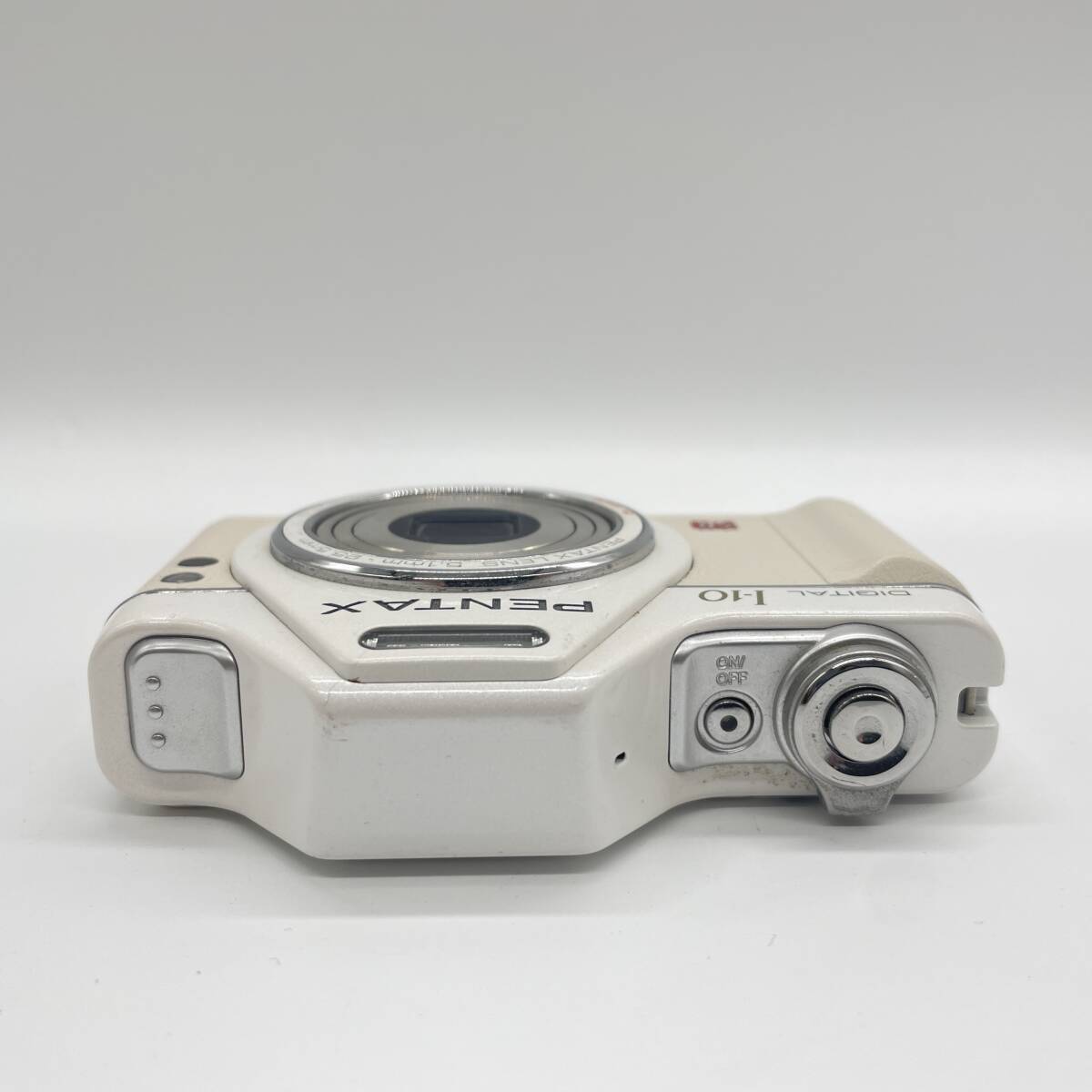 【動作確認済】PENTAX Optio l-10 WHITE コンデジ デジカメ デジタルカメラ シャッター&フラッシュ動作OKの画像8