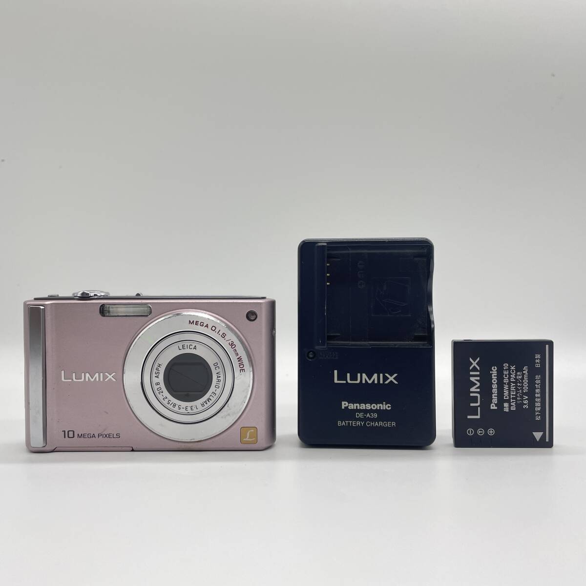 【動作確認済】Panasonic LUMIX FS DMC-FS20 PINK コンデジ デジカメ デジタルカメラ シャッター&フラッシュ動作OKの画像1