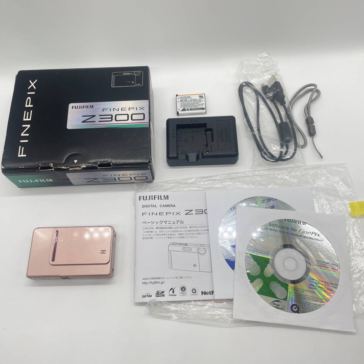 【動作確認済み・備品完備品・状態良好品】FUJIFILM Finepix Z300　コンデジ　デジカメ　デジタルカメラ　シャッター&フラッシュ動作OK_画像1