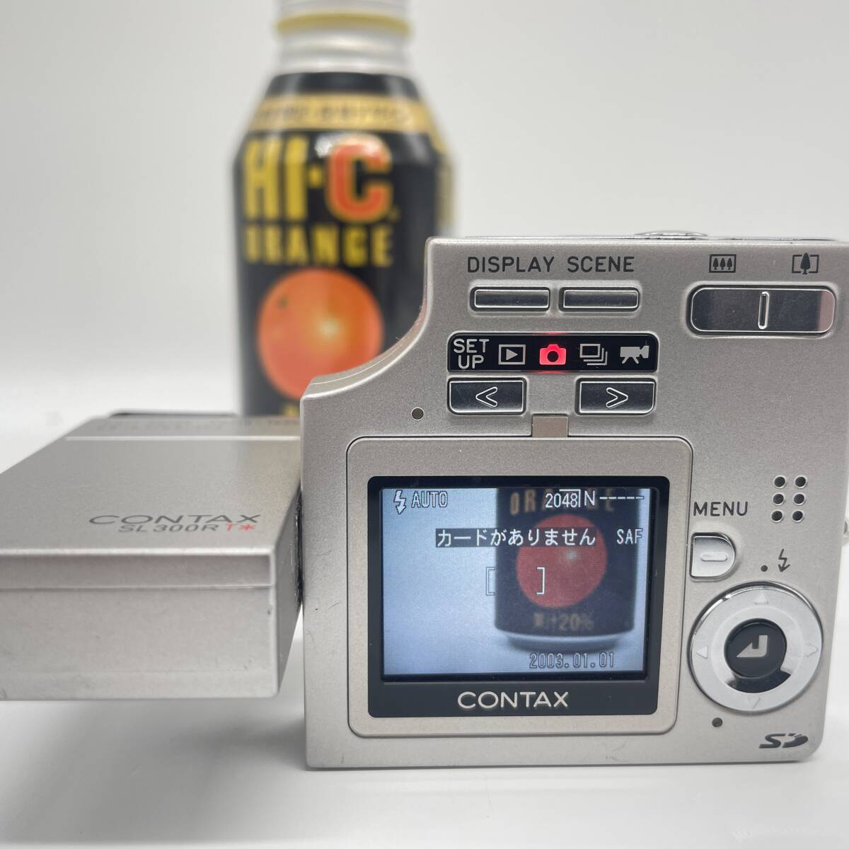【動作確認済み】CONTAX コンタックス SL300RT コンデジ デジカメ デジタルカメラ シャッター&フラッシュ動作OKの画像5