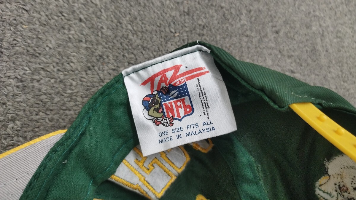 未使用【NFL パッカーズ キャップ】 公式 PACKERS 90年代 帽子 キャップ NFL アメリカンフットボール ヴィンテージ vintage アメフトの画像4