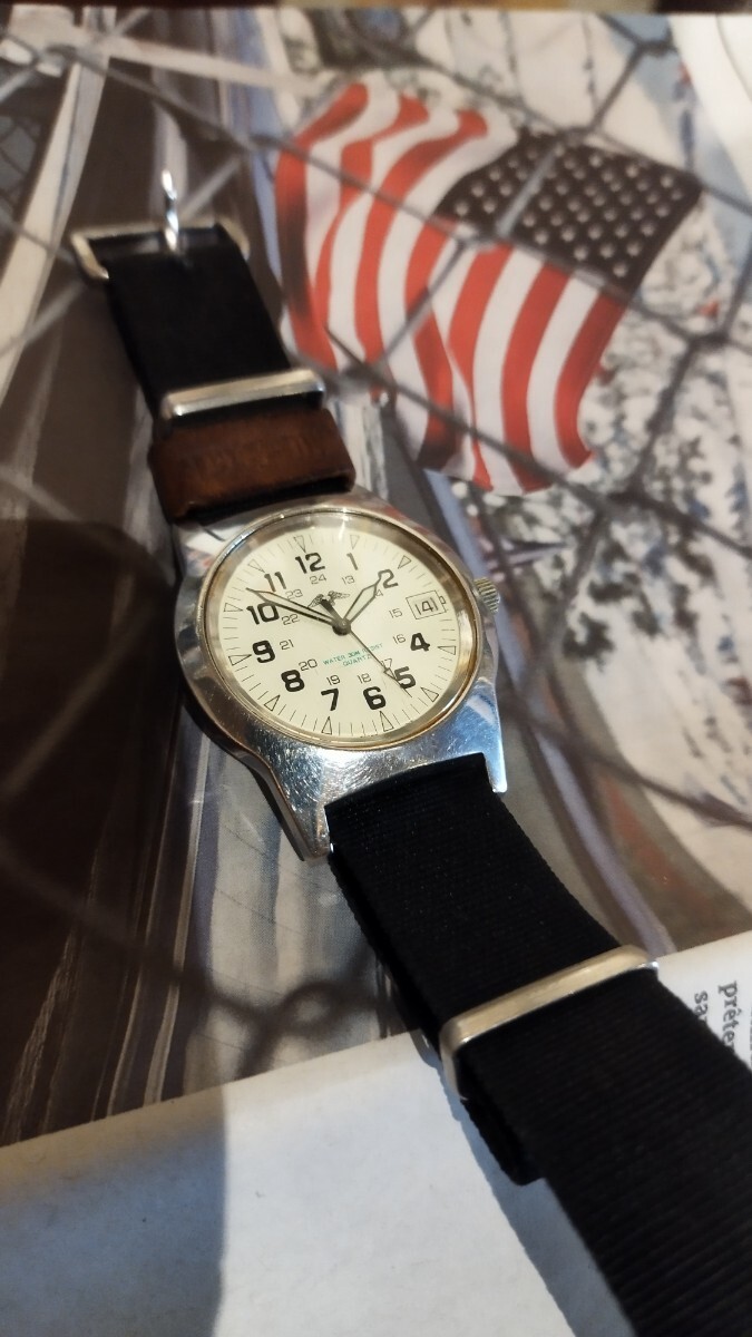 レア【ミリタリーウォッチ】MIL-EAGLE スイス時計 腕時計 ミリタリー ロンダ クォーツ vintagewatchヴィンテージ時計 ヴィンテージウォッチ_画像2