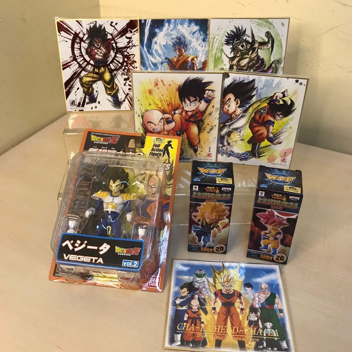 ost 鳥山明 色紙 ドラゴンボール まとめて グッズ 悟空 ベジータ フィギュア_画像1