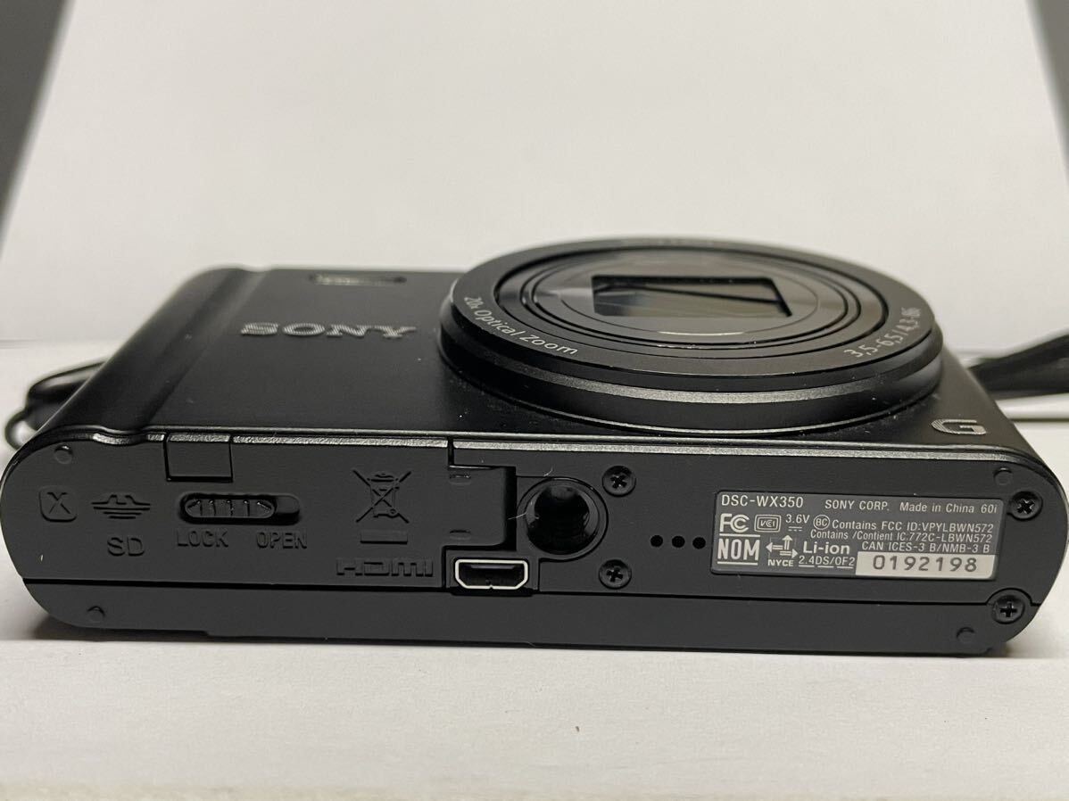 SONY Cyber-shot WX350/B（ブラック）簡易動作確認済_画像7