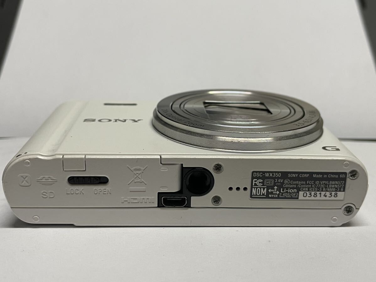 SONY Cyber-shot DSC-WX350/W（ホワイト）簡易動作確認済_画像7
