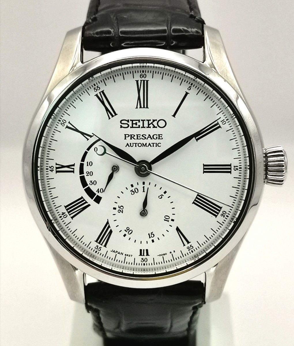 美品 SEIKO セイコー 6R27-00P0 プレサージュ 銀座300本限定 SARW051 パワーリザーブ 自動巻き 時計