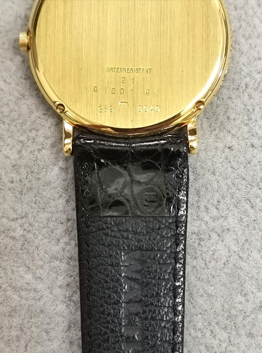 極美品 WALTHAM ウォルサム K18YG 金無垢 2PD ダイヤ クォーツ 極美品 WALTHAM ウォルサム K18YG 金無垢 2PD ダイヤ クォーツ