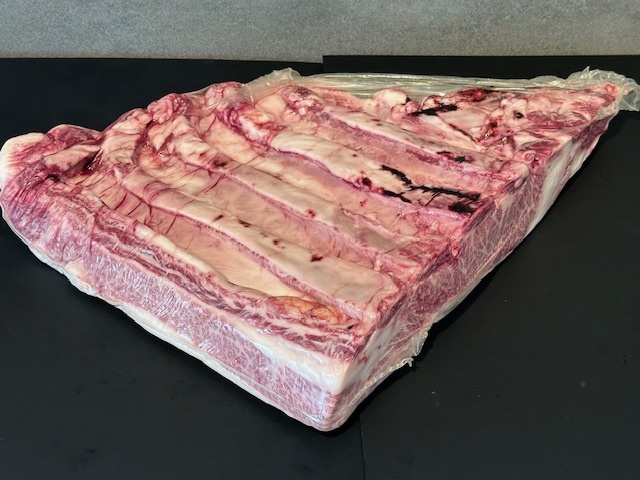 【即決】希少メス牛【常陸牛】黒毛和牛三角バラ 5.2kg 新鮮チルド 希少部位 贅沢焼肉 極上カルビ 安心現品画像 分割加工可 Rの画像3