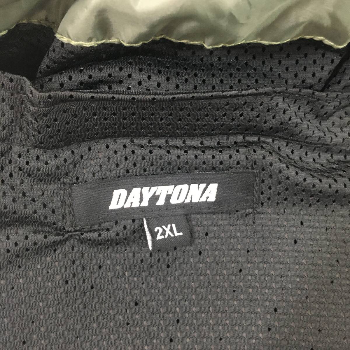 未使用 デイトナ(Daytona) バイク用 ジャケット 春夏 フィールドメッシュジャケット DJ-001 オリーブ 2XL 32190の画像5