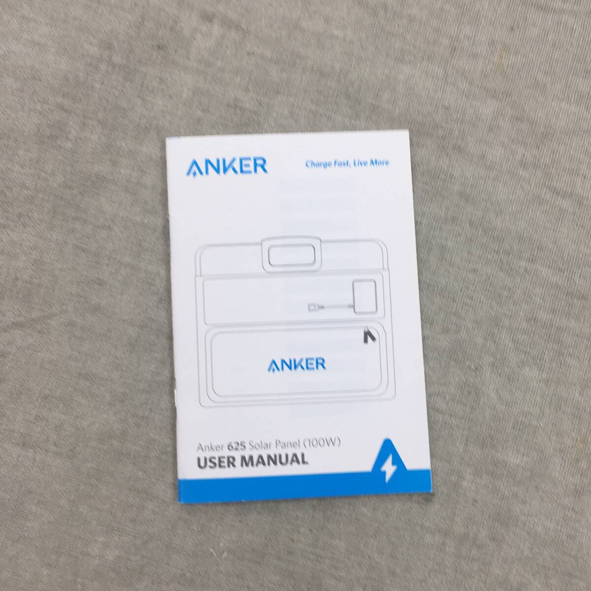 現状品 Anker 625 Solar Panel 100W ソーラーパネル 高効率 折り畳み式 USBポート搭載 Anker ポータブル電源対応 A2431の画像10