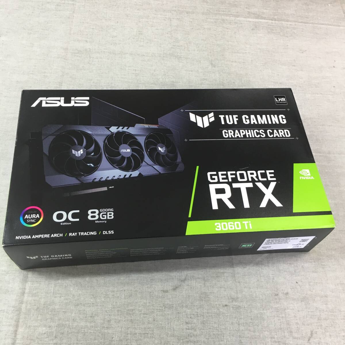 現状品 ASUSTek TUF Gaming NVIDIA GeForce RTX 3060 Ti 搭載ビデオカード 8GB GDDR6 TUF-RTX3060TI-O8G-V2-GAMING_画像1