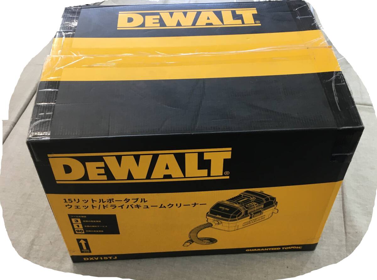 未使用 デウォルト(DEWALT) 業務用掃除機 乾湿両用 集じん機 バキュームクリーナー ブロワ送風 15L小型 収納簡単 家庭用 DXV15TJの画像10