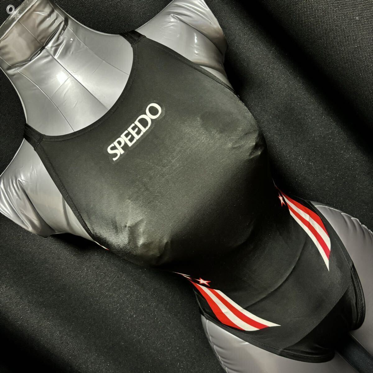 SPEEDO ハイカット 競泳水着 Mサイズ マーキュライン アクセライン スピード MIZUNO ミズノ サンプル品の画像1