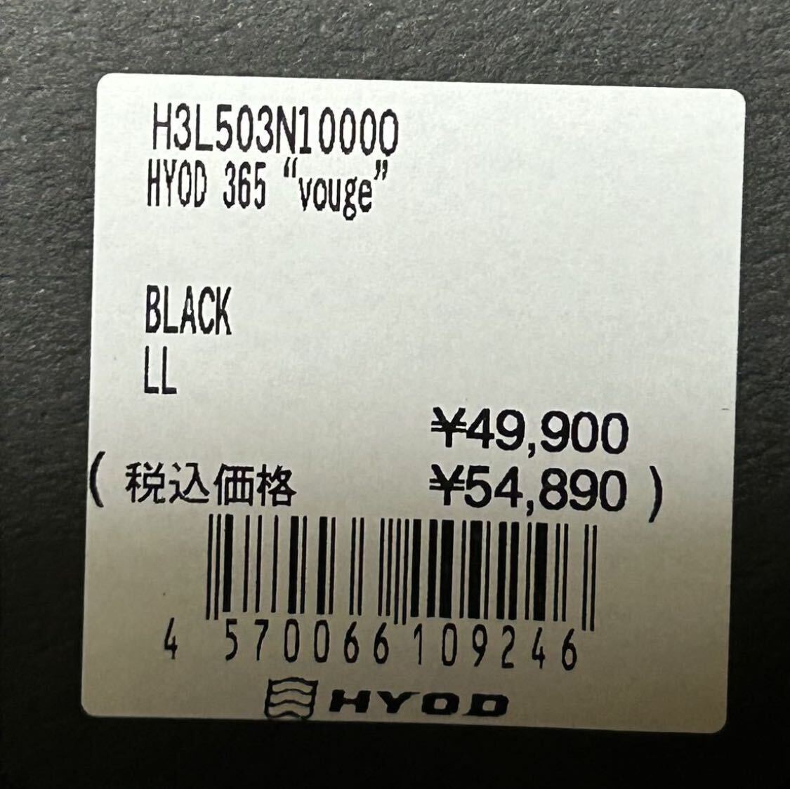 H3L503N1000 HYOD365vouge サイズLL カラーBLACKの画像8