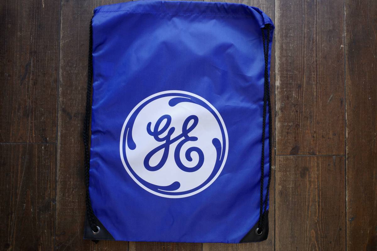 新品　General Electric　ゼネラルエレクトリック　ナップサック　BAG ロゴ　アメリカ　GE バッグ_画像1
