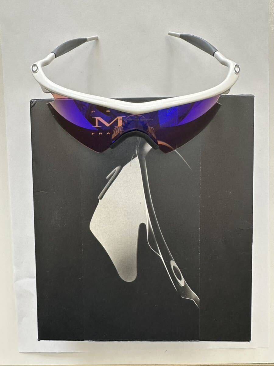 ★オークリー OAKLEY PRO M-FRAME HT PEARL/BLUE 純正交換レンズ3枚とSTRAP付き★の画像1