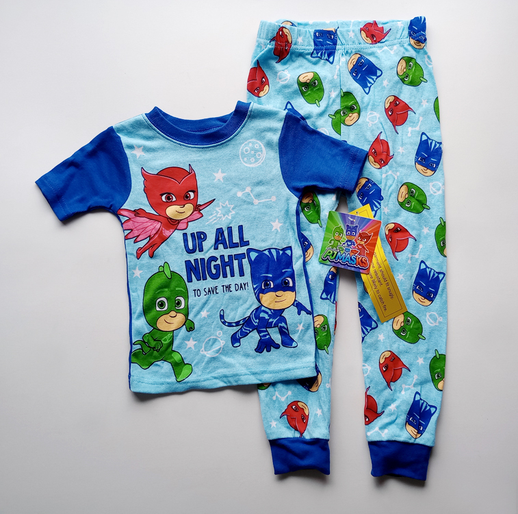 USA購入★★ パジャマスク コットン パジャマ 半袖 サイズ5T 110 未使用品 ★★ PjMasks Toddler Boys Cotton Sleepwear_画像1