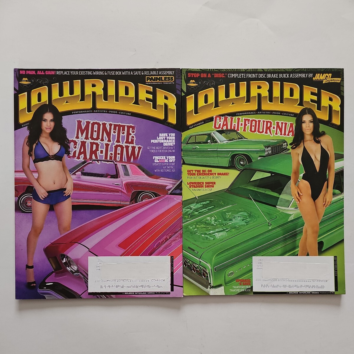 ローライダーマガジン　US　2014年1月号～9月号　セット　VOLUME36　LOWRIDER magazine_8月号9月号表紙