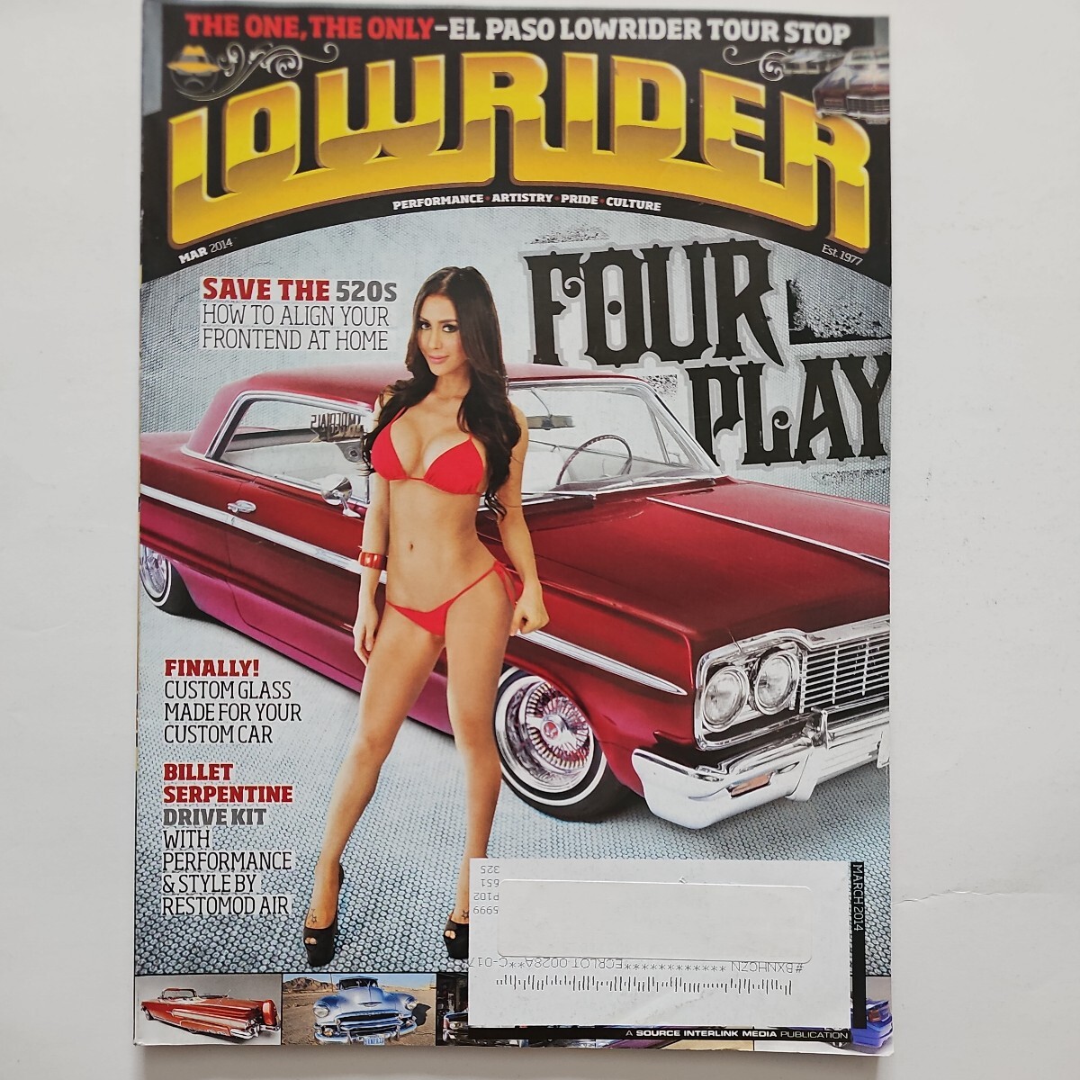 ローライダーマガジン　US　2014年1月号～9月号　セット　VOLUME36　LOWRIDER magazine_3月号表紙