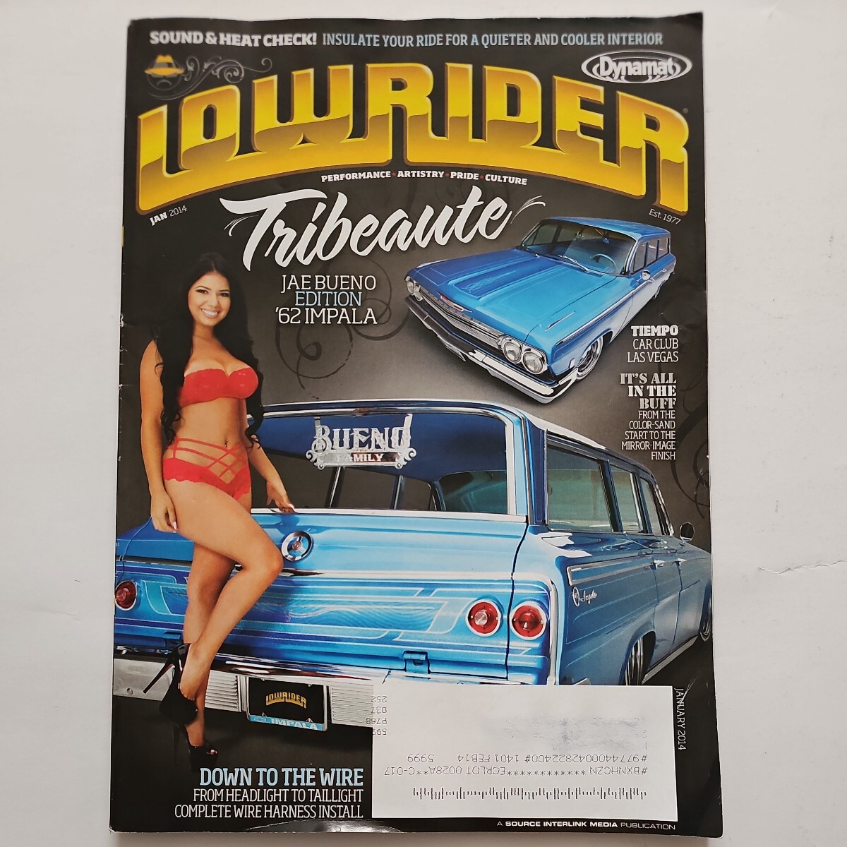 ローライダーマガジン　US　2014年1月号～9月号　セット　VOLUME36　LOWRIDER magazine_1月号表紙