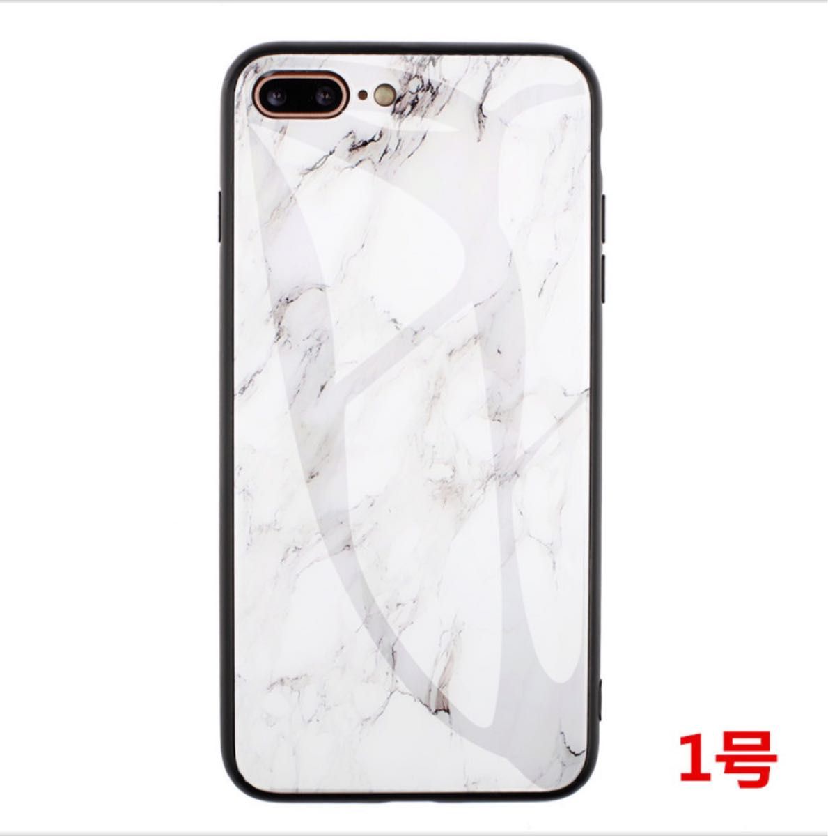 【新品未使用】大理石デザイン ホワイト iPhoneケースiPhone7/8用