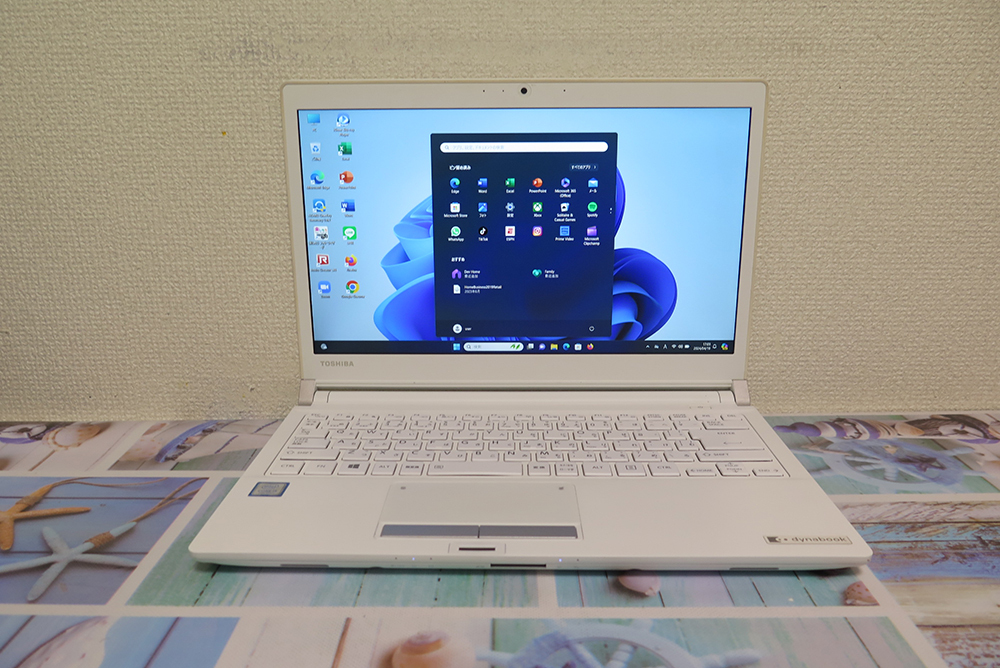 【高速Core i5(Kaby Lake)第7世代★メモリ8GB+爆速新品SSD512GB】東芝 RZ73/CW 最新Windows11+Office2019 H&B ★ Webカメラ/Wi-Fi/HDMIの画像6