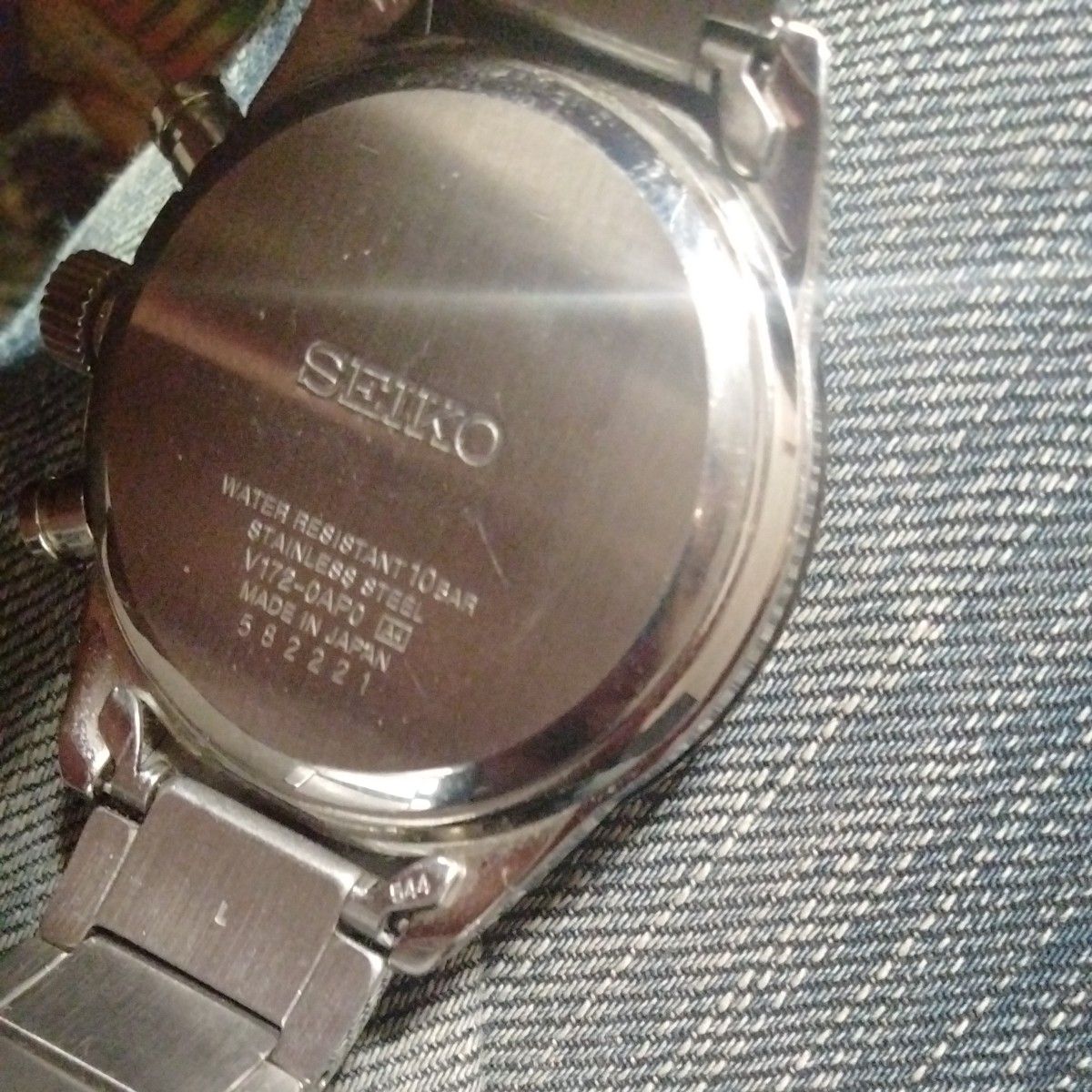 SEIKO ソーラー 腕時計 シルバー 電池交換済