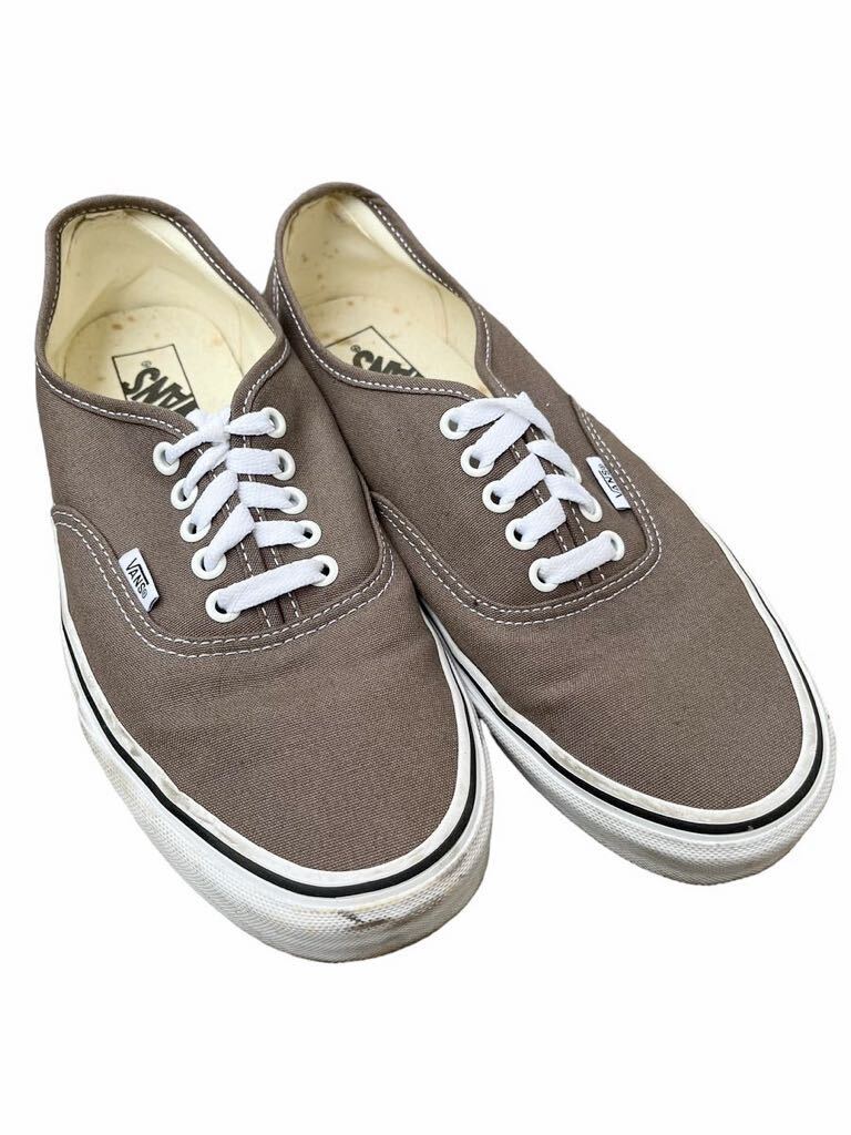 ●●VANS バンズ ヴァンズ オーセンティック サイズ9/27 グレー●●_画像2