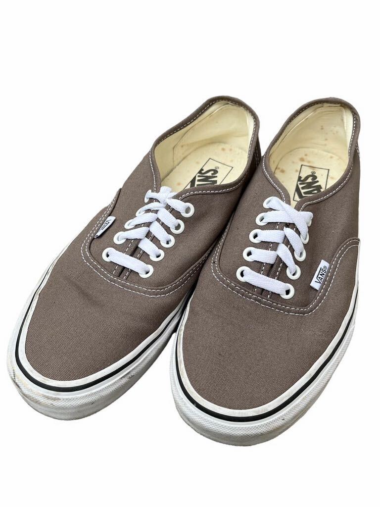 ●●VANS バンズ ヴァンズ オーセンティック サイズ9/27 グレー●●_画像1