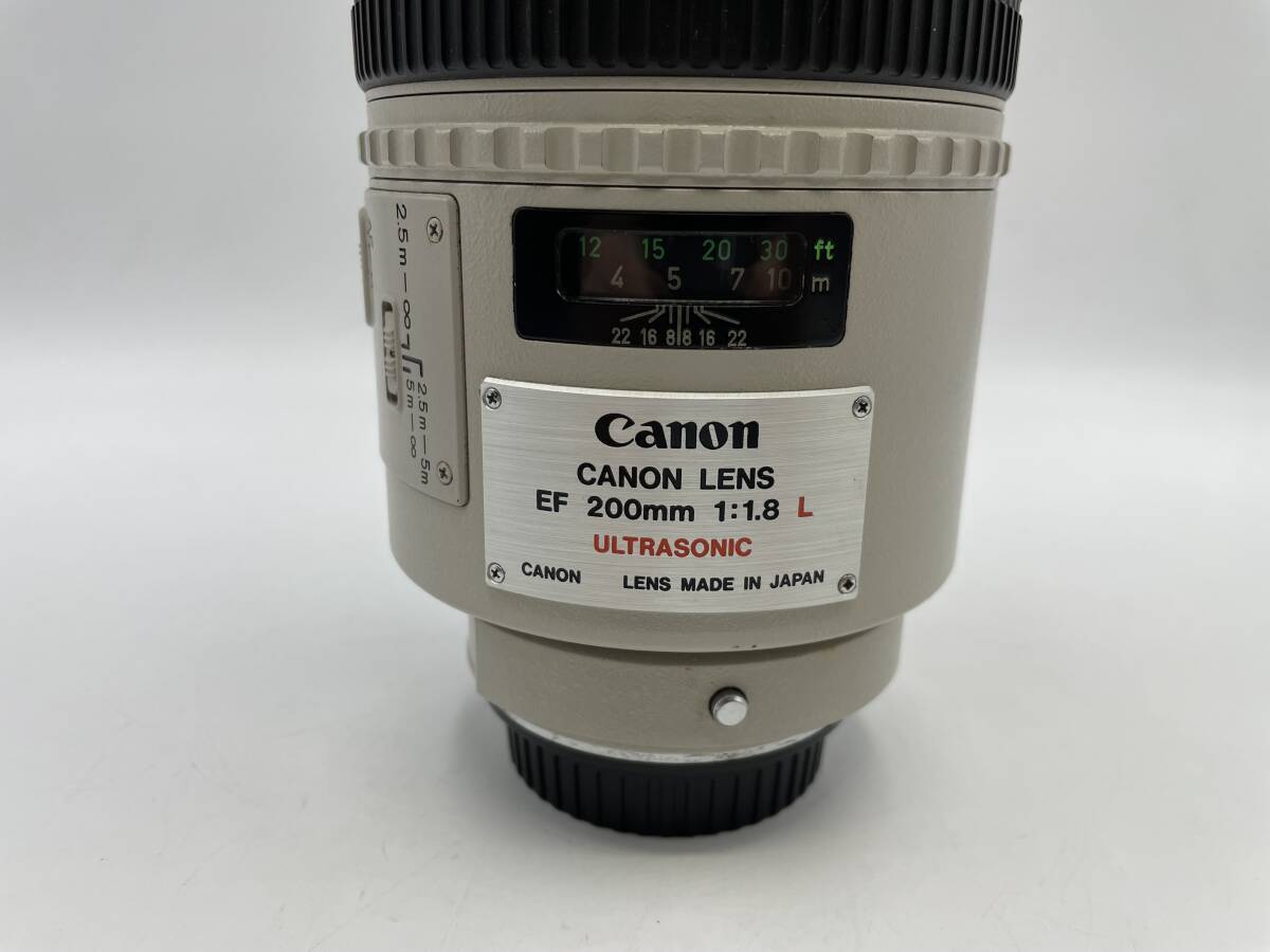 CANON / キャノン / EF 200mm 1:1.8 L / ET-123 / 専用ケース・レンズカバー付【ETZN002】の画像2