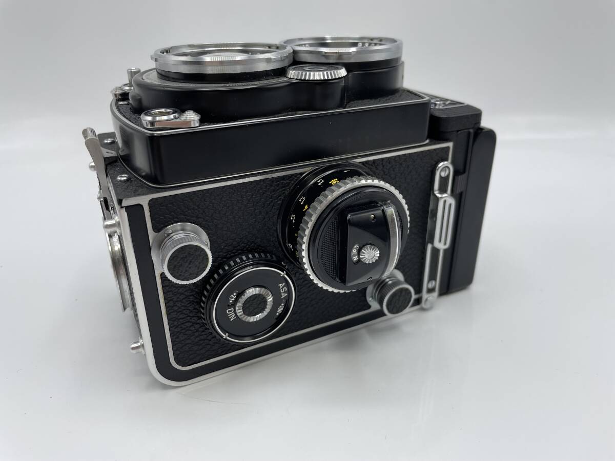 【美品】ROLLEIFLEX / ローライフレックス 2.8F ホワイトフェイス / Xenotar 1:2.8 80mm / 使用説明書・専用革ケース【NMT014】