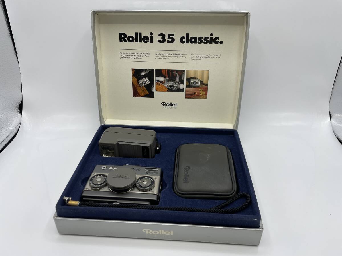 Rollei / ローライ 35 classic / Sonnar 1:2.8 40mm HFT / 20REB ストロボ / 箱付【NMT015】_画像10