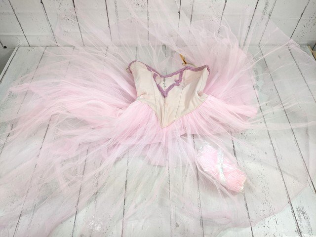 【9yt022】ダンス バレエ チュチュスカート衣装 ピンク 花のワルツ◆キャンディ◆お人形さん◆P25