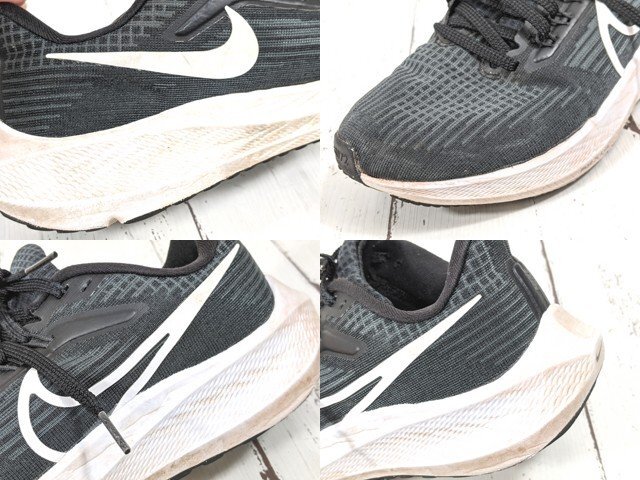 【8yt259】ランニングシューズ NIKE ナイキ DH4072-001 エア ズーム ペガサス 39 ブラック×ホワイト サイズ：24.0㎝◆y89