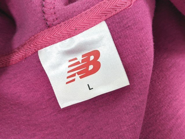 1og555/ теннис одежда # New balance толстый флис жакет Parker с капюшоном .L размер NBL1302 чёрный [b01]